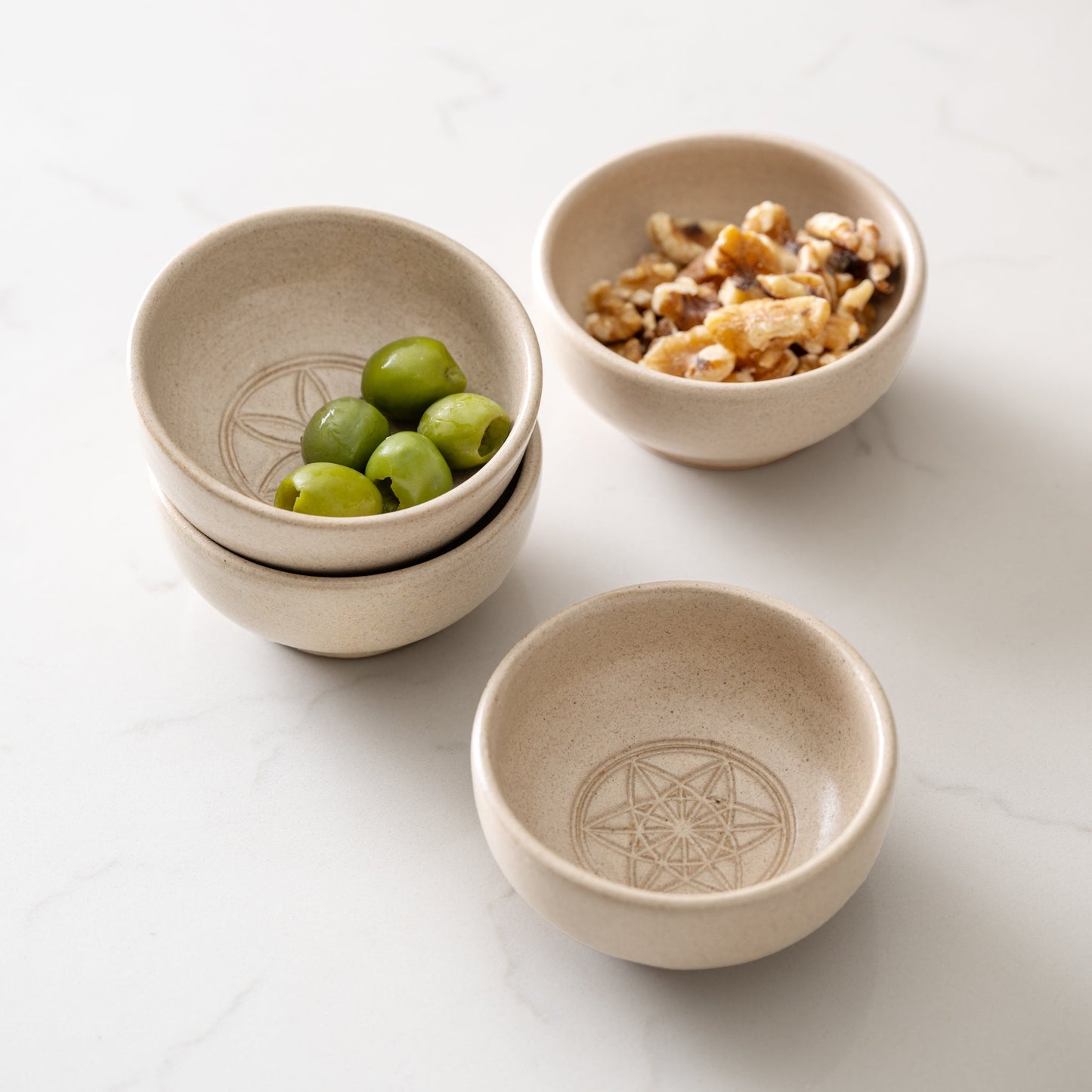 Exquisite relief Dipping Bowl - Equilibrium of Life