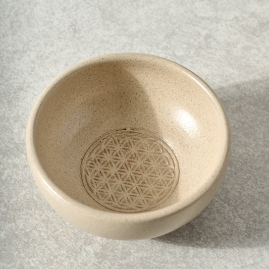 Exquisite relief Dipping Bowl - Flower of Life