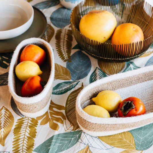 Jute French Bread Basket